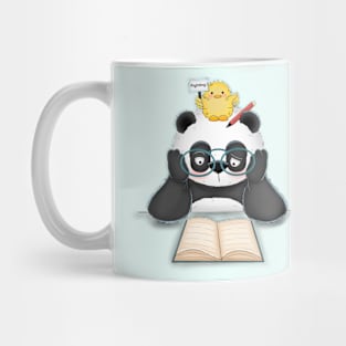 Panda Studying Hard Mug